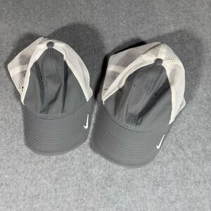 Nike Golf unisex sport breathable embroidered gray hats